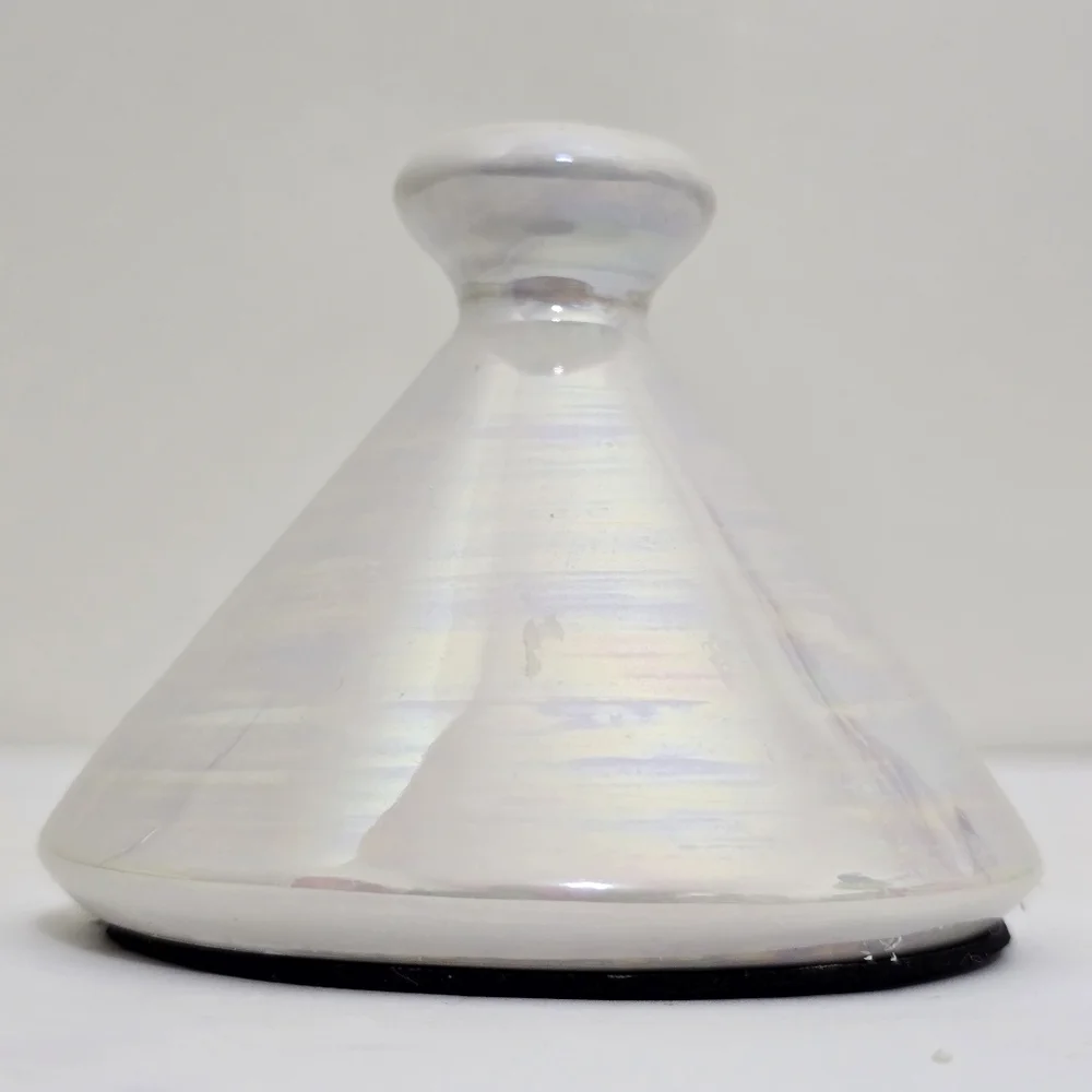 GANZ‎ Mini Diffuser Vase Decor Accent Porcelin Tangine Irredescent White